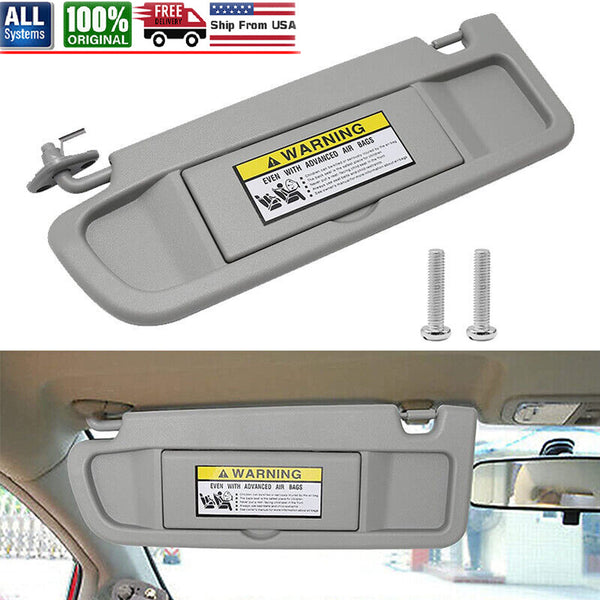 Left Driver Side Sun Visor for Honda Civic 2006-2011 Light Gray 83280-SNA-A01ZC