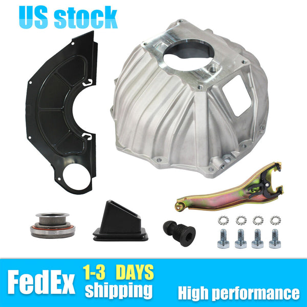 3899621 Chevy Bell Housing Kit & 11" Clutch Fork & Throwout Bearing & Cover