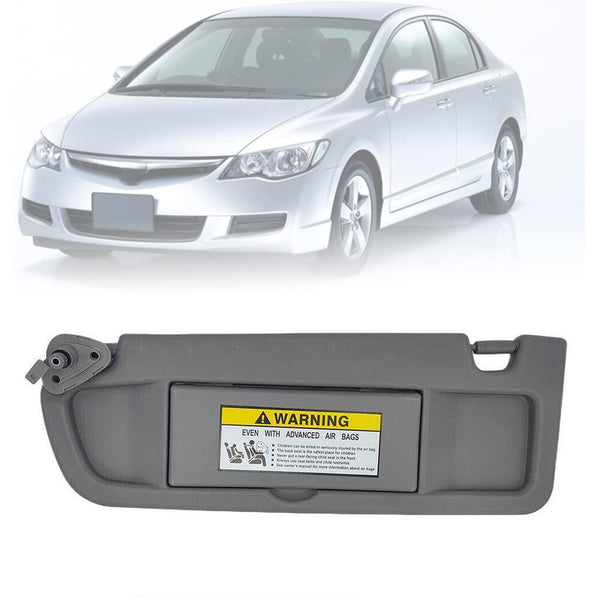 1x Driver Side Left Front Sun Visor For Honda Civic 83280-SNA-A01ZA 2006 -2011