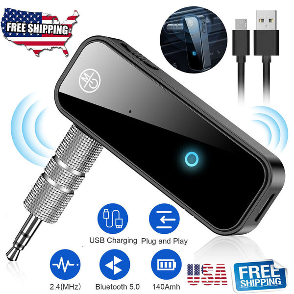 USB Wireless Bluetooth 5.0 Transmitter Receiver for Car Music Audio Aux Adapter