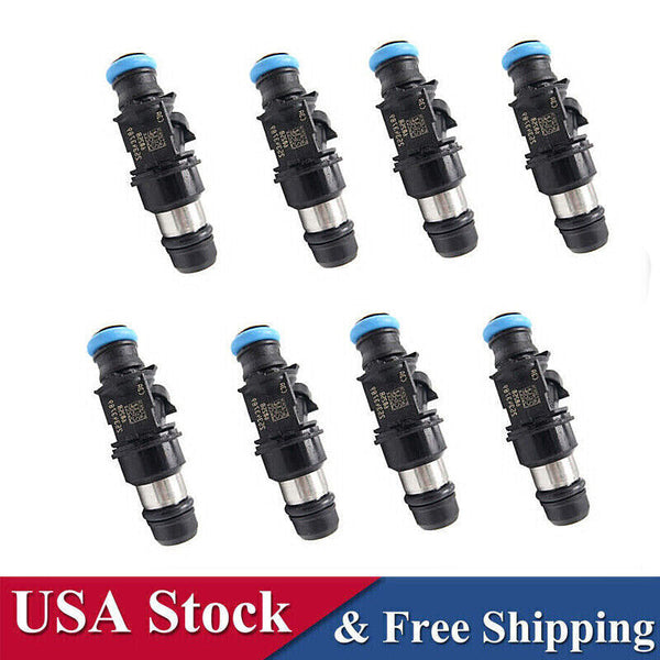 8PCS Upgrade Fuel Injectors 25343789 For CHEVY GMC Silverado Suburban 5.3 6.0L