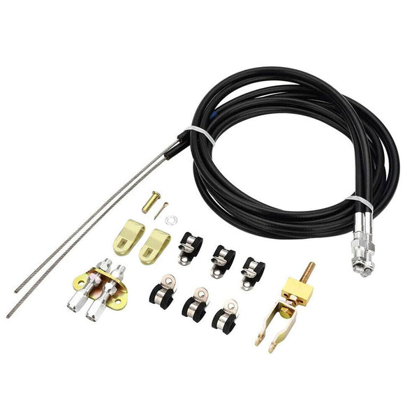 New UNIVERSAL EMERGENCY PARKING BRAKE CABLE COMPLETE KIT 330-9371