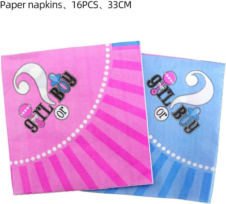 VEWIOR Gender Reveal Party Decorations, 173pcs Birthday Party Supplies Children Birthday Party Decorations for Children Vewior