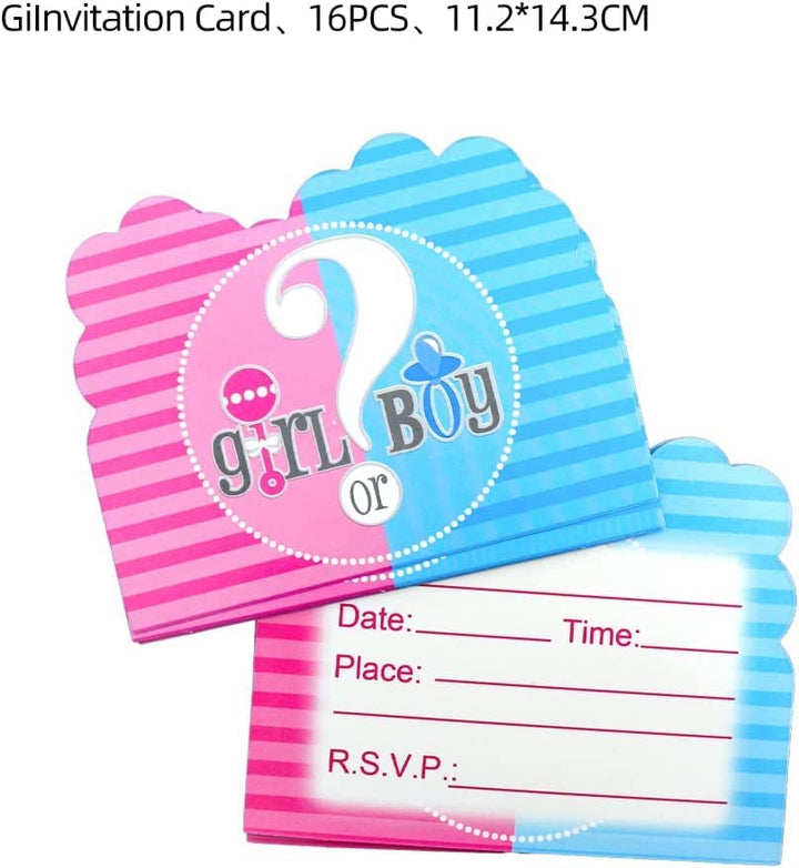 VEWIOR Gender Reveal Party Decorations, 173pcs Birthday Party Supplies Children Birthday Party Decorations for Children Vewior