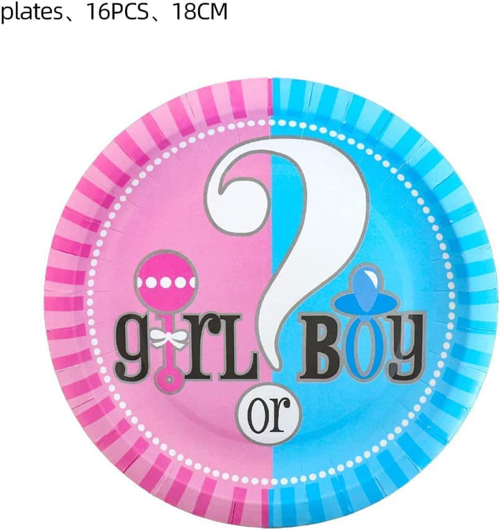 VEWIOR Gender Reveal Party Decorations, 173pcs Birthday Party Supplies Children Birthday Party Decorations for Children Vewior